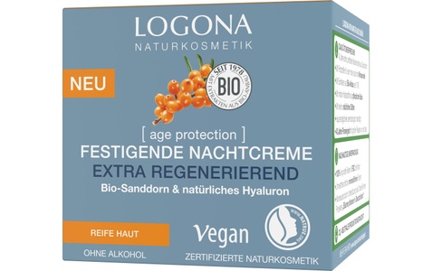 Logona, Logona Age Protection Logona Age Protection Festigende Nachtcreme extra regenerierend gesichtscreme 50.0 ml, LOGONA Nachtcreme »Age Protection 50«