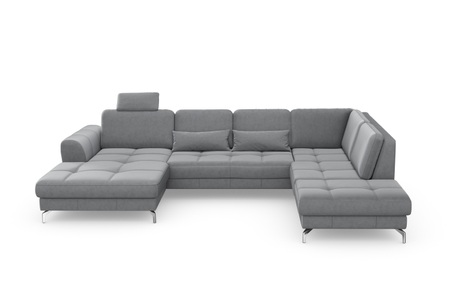 sit&more Wohnlandschaft »Bendigo V«, inklusive Sitztiefenverstellung, Bodenfreiheit 12 cm, wahlweise in 2 unterschiedlichen Fussfarben