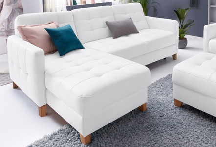 exxpo - sofa fashion, exxpo - sofa fashion Ecksofa, wahlweise mit Bettfunktion, exxpo - sofa fashion Ecksofa »Elio, kompakt, bequem & zeitloses Design, Breite 217cm, L-Form« wahlweise mit Bettfunktion