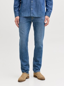 JACK & JONES, Jack & Jones Regular-fit-Jeans "JJICLARK im Used-Look, Stretchkomfort und niedrige Leibhöhe" Baumwollmischung, regular fit