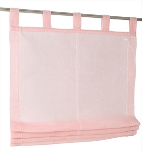 Kutti, Raffrollo »Brondby«, Kutti, mit Schlaufen, freihängend, Kutti Raffrollo »Brondby«, mit Schlaufen, freihängend, halbtransparent, Polyester, Schlaufen