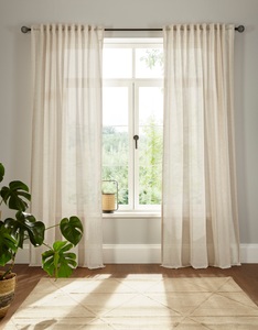 elbgestoeber, elbgestoeber Vorhang »Elbsegel 2«, (1 St.), basic, transparent, monochrom, bis 295 cm Länge, andas Vorhang »Elby 2«, (1 St.), basic, transparent, monochrom, bis 295 cm Länge