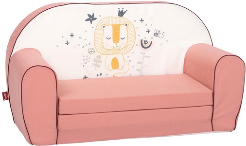 Knorrtoys, Knorrtoys Kindersofa Löwe Leo rose, Knorrtoys® Kindersofa »Löwe Leo rose«