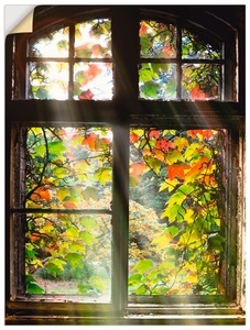 Artland, Artland Wandbild »Altbau«, Artland Wandbild »Altbau«, Fenster & Türen, (1 St.), als Alubild, Outdoorbild, Leinwandbild, Poster, Wandaufkleber