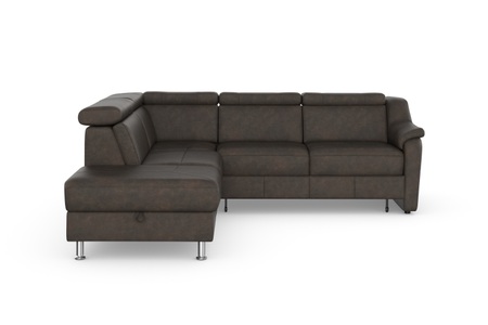 sit&more Ecksofa »Freetown«, inklusive Kopfteilverstellung und komfortablem Federkern, wahlweise mit Bettfunktion und Stauraum