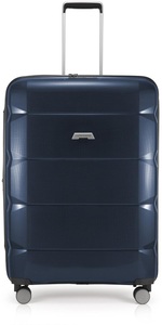 Hauptstadtkoffer, Hauptstadtkoffer Hartschalen-Trolley ´´Britz´´, 4 Rollen, Britz - Grosser Koffer, Dunkelblau