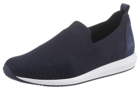 ARA, Ara Slip-On Sneaker »LISSABON«, mit elastischem Sockenschaft, ara - Slipper, für Damen, Blau, Größe 41