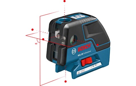 Bosch Professional, Bosch Professional GCL 25 + BS 150 P Punktlaser selbstnivellierend, Bosch Professional Kombilaser GCL 25 + BT 150 30 m