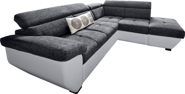 Cotta, COTTA Ecksofa, inklusive Kopfteilverstellung, wahlweise mit Bettfunktion + Bettkasten, 