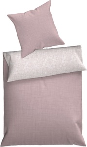 Dyckhoff Wendebettwäsche »Uni« 2 Stk. tlg. Baumwolle, Renforcé, 100x135, Baby, Unifarben Meerblau, Reissverschluss