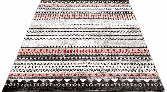 Carpet City, Teppich, »Moda 1136«, Carpet City, rechteckig, Höhe 11 mm, maschinell gewebt, Carpet City Teppich »Moda 1136«, rechteckig, 11 mm Höhe, Läufer, Kurzflor, Wohnzimmer