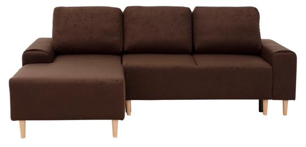 my home Ecksofa »Samu«, wahlweise mit Bettfunktion und Bettkasten