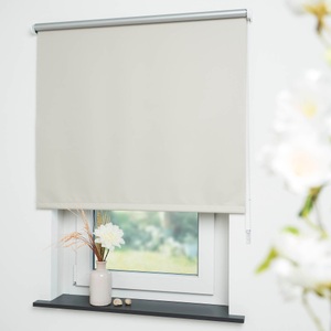 LIEDECO, Liedeco Seitenzugrollo »Uni«, verdunkelnd, mit Bohren, freihängend, Welle 36 mm stabiler Kettenzug, Liedeco Seitenzugrollo »Uni«, verdunkelnd, mit Bohren, freihängend, Welle 36 mm stabiler Kettenzug