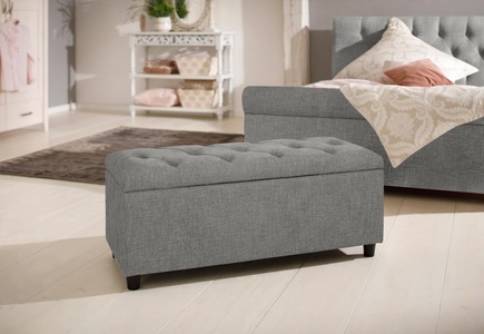 HOME AFFAIRE, Home affaire Polsterbank »Goronna«, in 5 Farben, Sitzhöhe 41,5 cm, auch als Garderobenbank oder Bettbank geeignet, Home affaire Polsterbank »Goronna«, in 5 Farben, Sitzhöhe 41,5 cm, auch als Garderobenbank geeignet