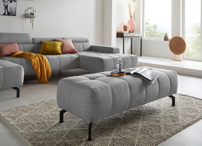 DOMO collection, DOMO collection Sitzhocker, DOMO collection Polsterhocker »Cunelli«, passend zur 