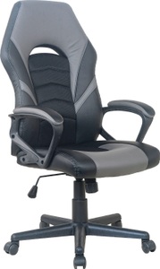 byLIVING, byLIVING Chefsessel »Freeze«, verstellbarer Gaming Chair, byLIVING Gaming-Stuhl »Freeze«, Kunstleder-Netzstoff, verstellbarer Schreibtischstuhl, Wippmechanik mit Härtegradeinstellung