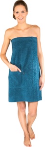 Wewo fashion, Wewo fashion Kilt »9534«, (1 St.), Saunakilt für Damen, mit Stickerei Sauna, Wewo fashion Kilt »9534«, (1 St.), Saunakilt für Damen, mit Klettverschluss & Stickerei Sauna
