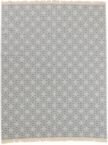 done.®, done.® Teppich »FLORENZ«, rechteckig, 8 mm Höhe, Flachgewebe, Ornamente, mit Fransen, waschbar, ideal im Wohnzimmer & Schlafzimmer, done.® Teppich »FLORENZ«, rechteckig, 8 mm Höhe, Flachgewebe, Ornamente, mit Fransen, waschbar