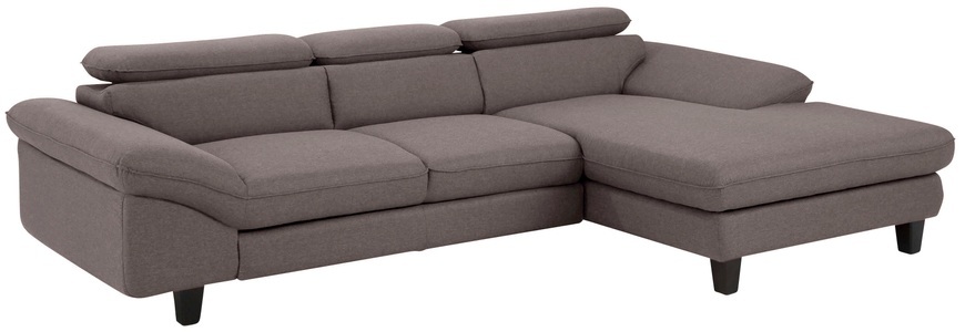 HOME AFFAIRE, Home affaire Ecksofa »Pilot«, wahlweise mit Bettfunktion und Bettkasten, Home affaire Ecksofa »Pilot L-Form«, mit Kopfteilverstellung, optional Bettfunktion und Bettkasten