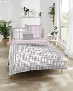 Kaeppel Wendebettwäsche »Plaid«, (2 tlg.), Mit Karomuster