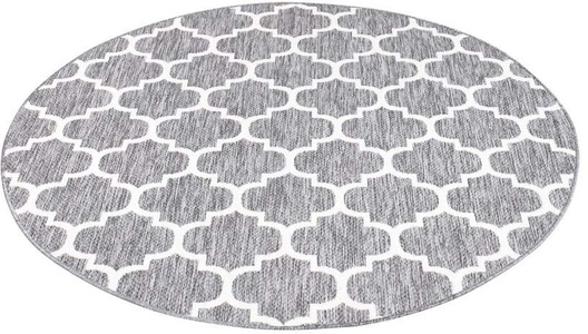 Carpet City, Carpet City Teppich »Outdoor«, rund, 5 mm Höhe, Wetterfest & UV-beständig, für Balkon, Terrasse, Wintergarten, Flachgewebe, auch in quadratischer Form erhältlich, Carpet City Teppich »Outdoor 462«, rund, 5 mm Höhe, UV-beständig, Flachgewebe, auch in quadratischer Form erhältlich