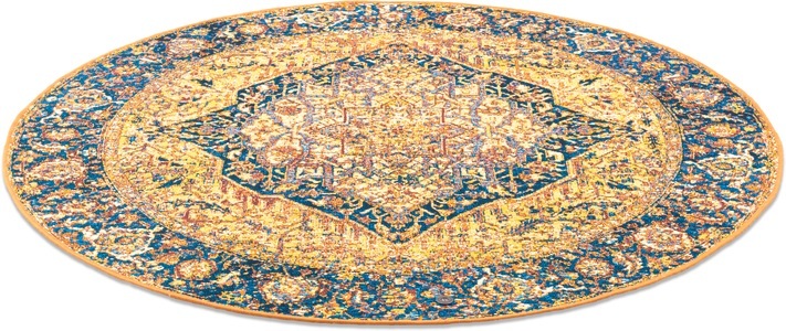 TOM TAILOR Teppich »Funky Outdoor Orient One«, rund, 5 mm Höhe
