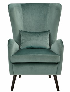 Guido Maria Kretschmer Home&Living Sessel »Salla«, wahlweise mit oder ohne Hocker, grosser Sessel: Masse B/T/H: 78/94/118 cm, Bezug auch in Luxus-Microfaser in Teddyfelloptik