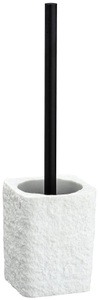 Wenko, Wenko - WC-Garnitur Villata Weiss, WC-Bürstenhalter, 