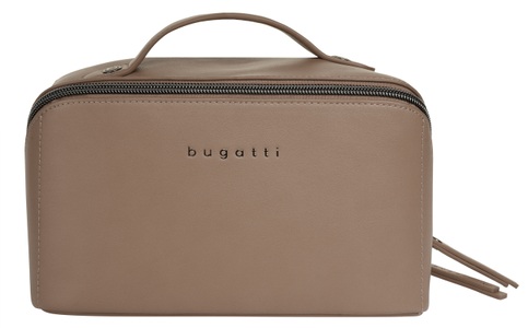 Bugatti, bugatti Kulturbeutel »ALMATA«, Bugatti - Almata Make up Tasche Sand, für Damen, One Size