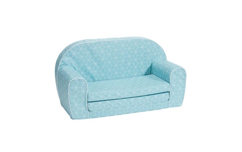 Knorrtoys, Knorrtoys Kindersofa Mint mit Geo, 