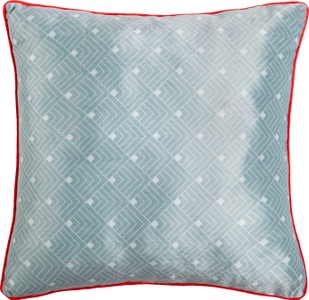 Descanso, Descanso Zierkissen ANNABELLE 48x48 cm Cremeweiß, Descanso Dekokissen »Annabelle«, Mit Füllung, 1 Stück, Mit Biese, Wendeoptik, Sehr Weich, Blumen