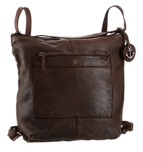 Harbour 2nd, HARBOUR 2nd Cityrucksack »Cayenne«, aus Leder als Rucksack oder als Umhängetasche tragbar, 