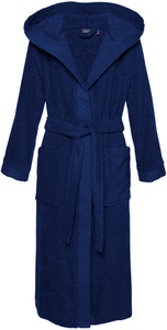 andas Damenbademantel »»Livia««, (1 St.), gemusterter Bordüre, langer Bademantel Damen, 100% Baumwolle, XS-2XL