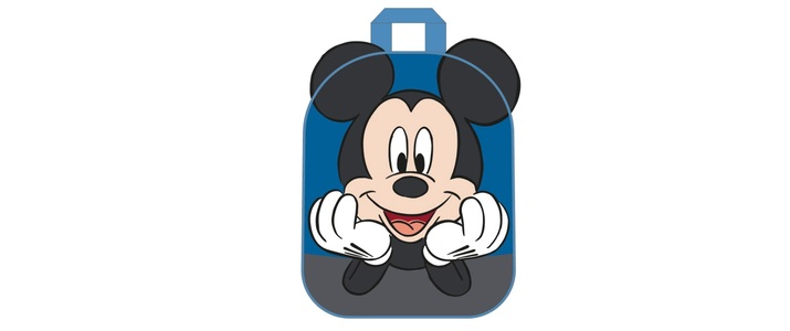 Undercover, UNDERCOVER Plüsch-Rucksack MIKE7814 Mickey, UNDERCOVER Kinderrucksack