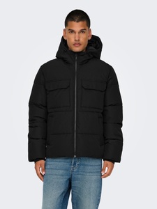 ONLY & SONS Steppjacke »ONSELIJAH PCKT. HOOD JACKET OTW NOOS«, mit Kapuze