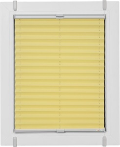 SUNLINES, sunlines Plissee »One Size Style Crepe«, blickdicht, ohne Bohren, verspannt, Zubehörfarbe grau, zum Klemmen, sunlines Plissee »One Size Style Crepe«, blickdicht, ohne Bohren, verspannt, Zubehörfarbe grau, zum Klemmen