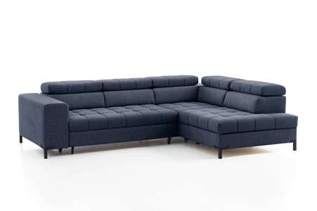 exxpo - sofa fashion, exxpo - sofa fashion Ecksofa, Steppung im Sitzbereich, Wahlweise mit Bettfunktion und Bettkasten, inklusive 5 verstellbaren Kopfstützen, exxpo - sofa fashion Ecksofa »Bocco, hochwertige Verarbeitung, toller Sitzkomfort, bequem, L-Form«, wahlweise mit Bettfunktion u. Bettkasten, inkl. Kopfteilverstellung