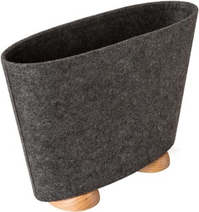 XXXLutz, XXXLutz Zeitungsständer , Avis , Anthrazit, Eichefarben , Holz, Textil , Eiche , massiv , 41x29x14 cm , Filz,Echtholz , 000595009801, XXXLutz Zeitungsständer 41/29/14 cm , Avis , Anthrazit, Eichefarben , Holz, Textil , Eiche , massiv , 41x29x14 cm , Filz,Echtholz , 000595009801