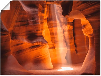 Artland, Artland Wandbild »Antelope Canyon Lichtsäule II«, 