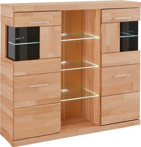 Woltra, Woltra Highboard »Ribe«, Breite 125 cm, 