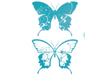 Komar, KOMAR Wandtattoo »Schmetterlinge«, Komar Wandtattoo »Farfalle - Grösse 50 x 70 cm«, selbstklebend, Wandsticker