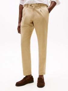 Tommy Hilfiger Chinohose »HARLEM CHINO SATIN«, Relaxed fit, Bundfalten