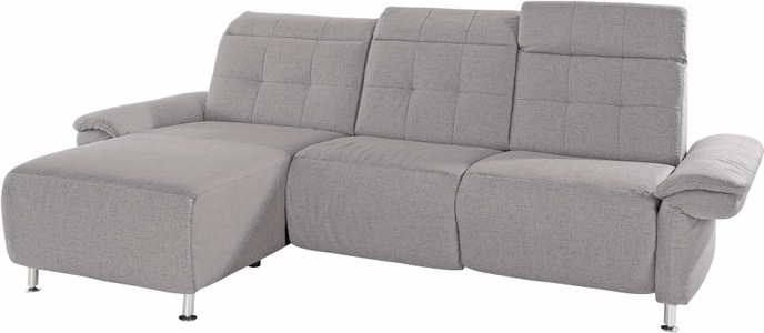 PLACES OF STYLE, Places of Style Ecksofa »Manhattan«, 2 Sitze mit elektrischer Relaxfunktion, verstellbare Armlehnen, Home affaire Ecksofa »Manhattan L-Form« 2 Sitze mit elektrischer Relaxfunktion, verstellbare Armlehnen