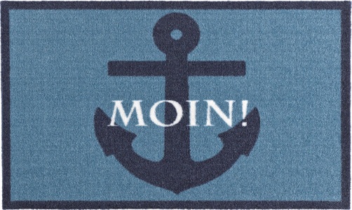 Zala Living, Fussmatte, Zala Living, »Moin«, Höhe 7 mm, rutschhemmend beschichtet, getuftet, HANSE Home Fussmatte »Moin, Türmatte«, rechteckig, 7 mm Höhe, Waschbar, Schmutzfangmatte, Outdoor, Innen, Rutschfest, Wetterfest