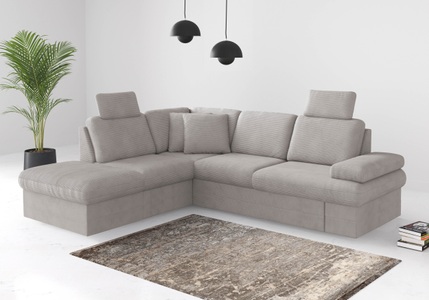 sit&more Ecksofa »Moreno«, mit Armteilverstellung,wahlweise mit Bettfunktion