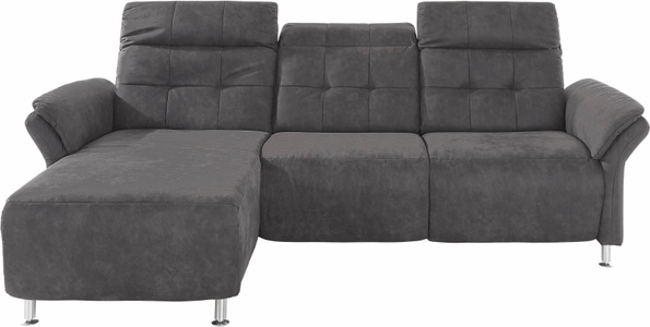 PLACES OF STYLE, Places of Style Ecksofa »Manhattan«, 2 Sitze mit elektrischer Relaxfunktion, verstellbare Armlehnen, Home affaire Ecksofa »Manhattan L-Form« 2 Sitze mit elektrischer Relaxfunktion, verstellbare Armlehnen