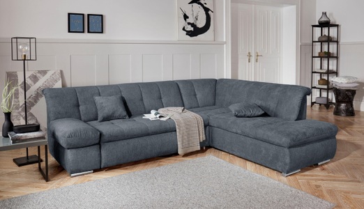 DOMO collection, DOMO collection Ecksofa, DOMO collection Ecksofa »Mona L-Form bequem und komfortabel, Breite 271cm, L-Form« wahlweise mit Bett- und Armlehnfunktion