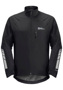Jack Wolfskin, Jack Wolfskin Regenjacke Herren Morobbia 2.5L Jacket Men XXL grau black, Jack Wolfskin Fahrrad-Regenjacke Herren Morobbia 2.5L Jacket Men XXL black black