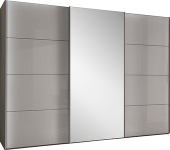 Wiemann, WIEMANN Schwebetürenschrank »Kos«, mit Spiegeltür und Schattenfuge, WIEMANN Schwebetürenschrank »Kos«, mit Spiegeltür und Schattenfuge