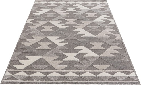 ELLE DECORATION, ELLE DECORATION Designteppich »Namago«, rechteckig, 14 mm Höhe, Supersofter Kurzflor, Hoch-Tief Struktur Optik, Modernes Design, Wohnzimmer, Schlafzimmer, Robust, Pflegeleicht, ELLE DECORATION Designteppich »Namago«, rechteckig, 14 mm Höhe, softer Kurzflor, Hoch-Tief-Effekt, robust, geometrisches Design